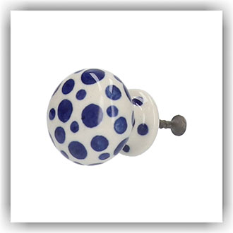 Bunzlau Deurknop (1441) - Crazy Dots (1813)