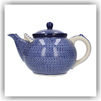 Bunzlau Theepot 1800ml / 2000ml (1444) - Blue Diamond (2253)