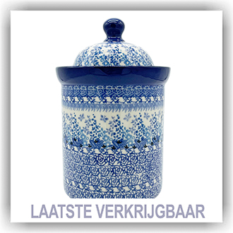 Bunzlau Pot met bolle deksel (1491) -  (3277)