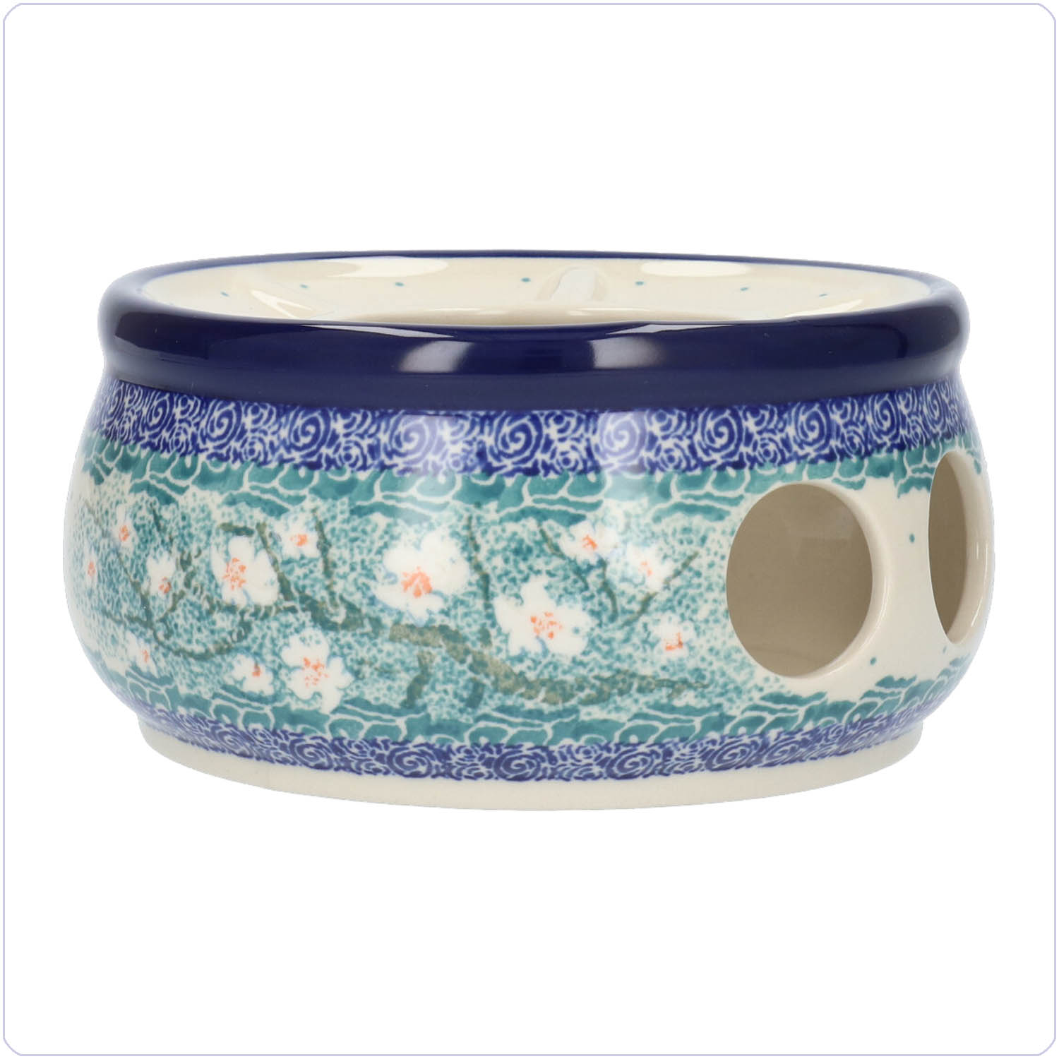 Bunzlau Theelicht/stoof Ø15cm (151063) - Almond Blossom (3492)
