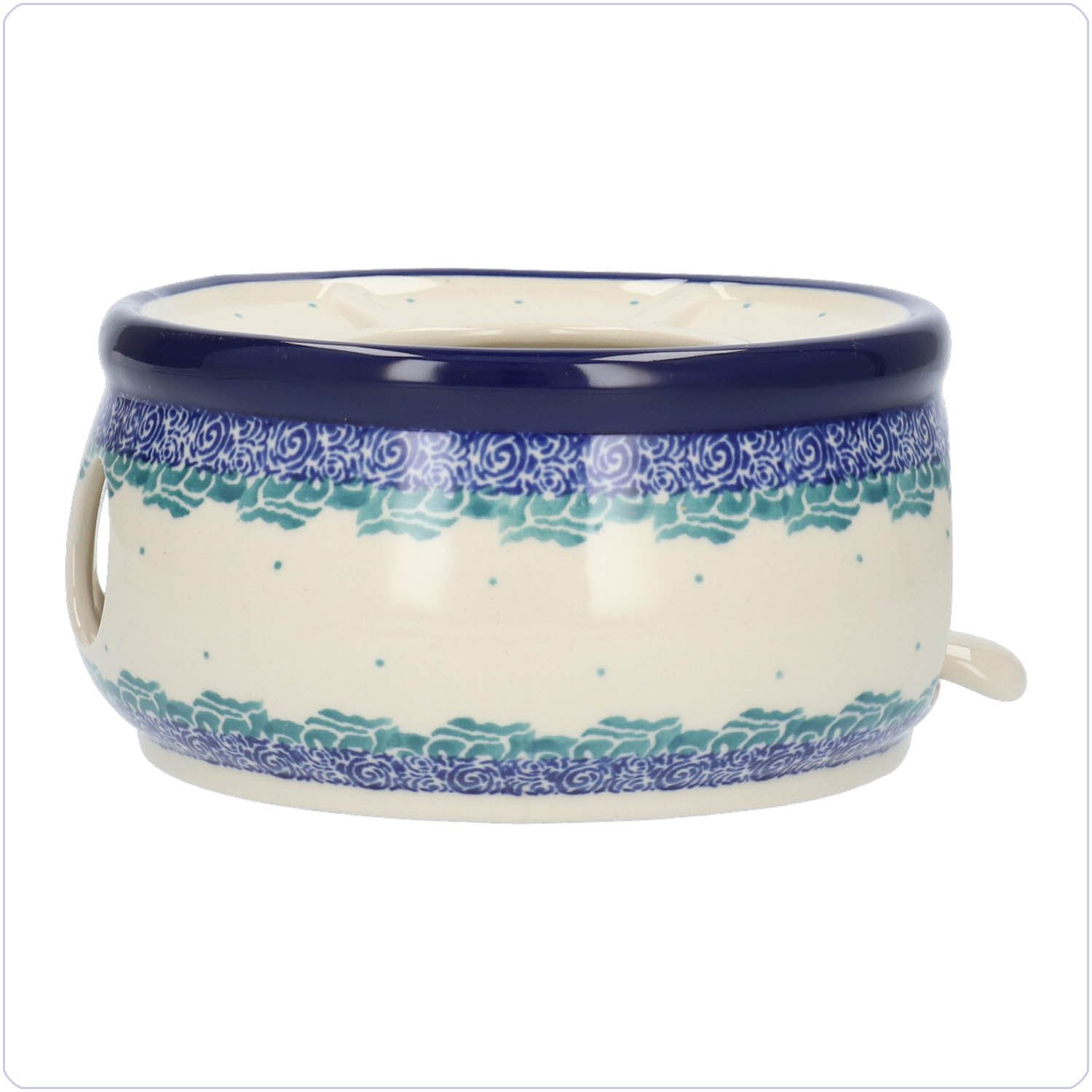 Bunzlau Theelicht/stoof Ø15cm (151063) - Almond Blossom (3492)