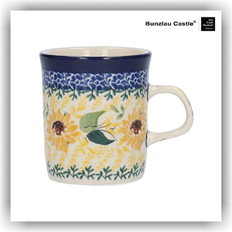Bunzlau Rechte beker 150ml (151328) - Sunflowers (2928)