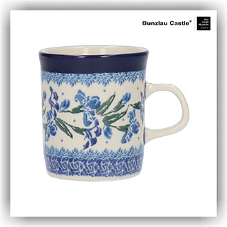 Bunzlau Rechte beker 150ml (151328) - Irises (2937)