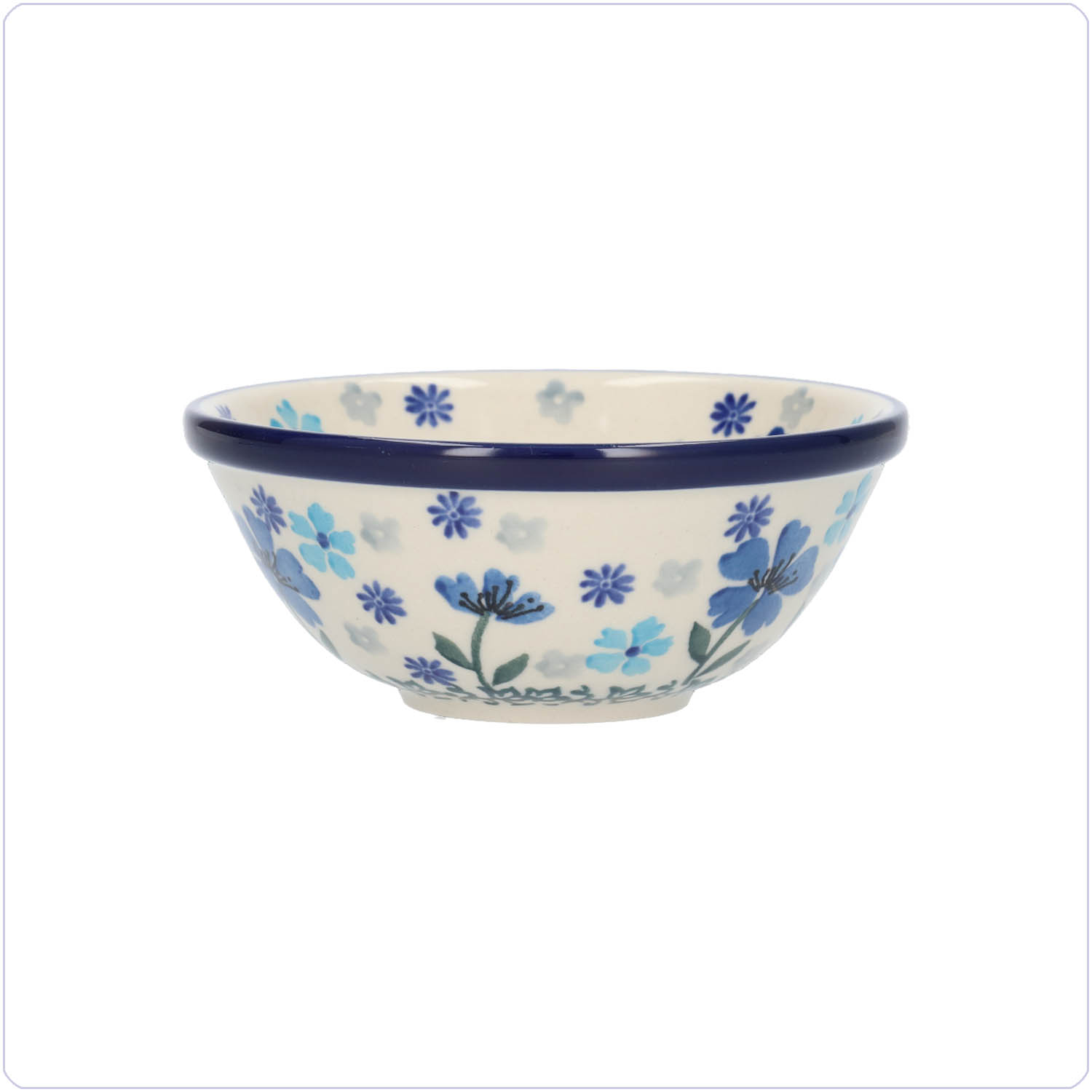 Bunzlau Diep bakje 250ml Ø12,5 (1556) - Blossom Blue (3507)