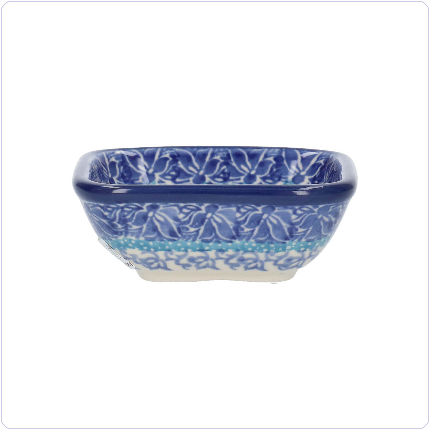 Bunzlau Vierkant bakje 70ml 8x8cm (1604) - Floren (3506)