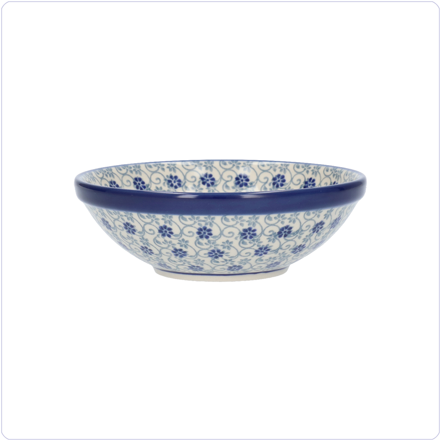 Bunzlau Lage schaaltjes 370ml Ø14 (1626) - Flower Fountain (2068)