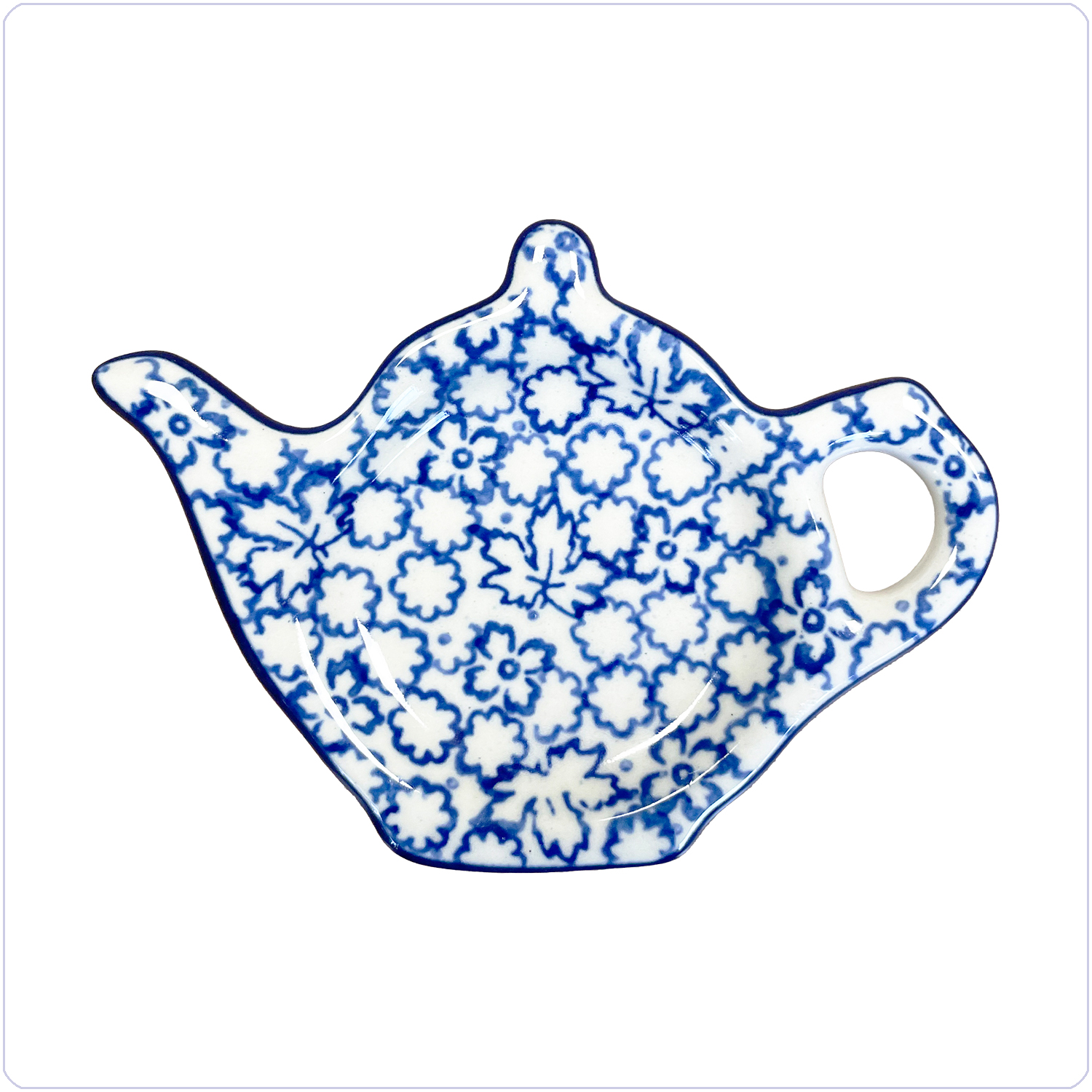 Bunzlau Theepot theetipje (1766) -  (3355)