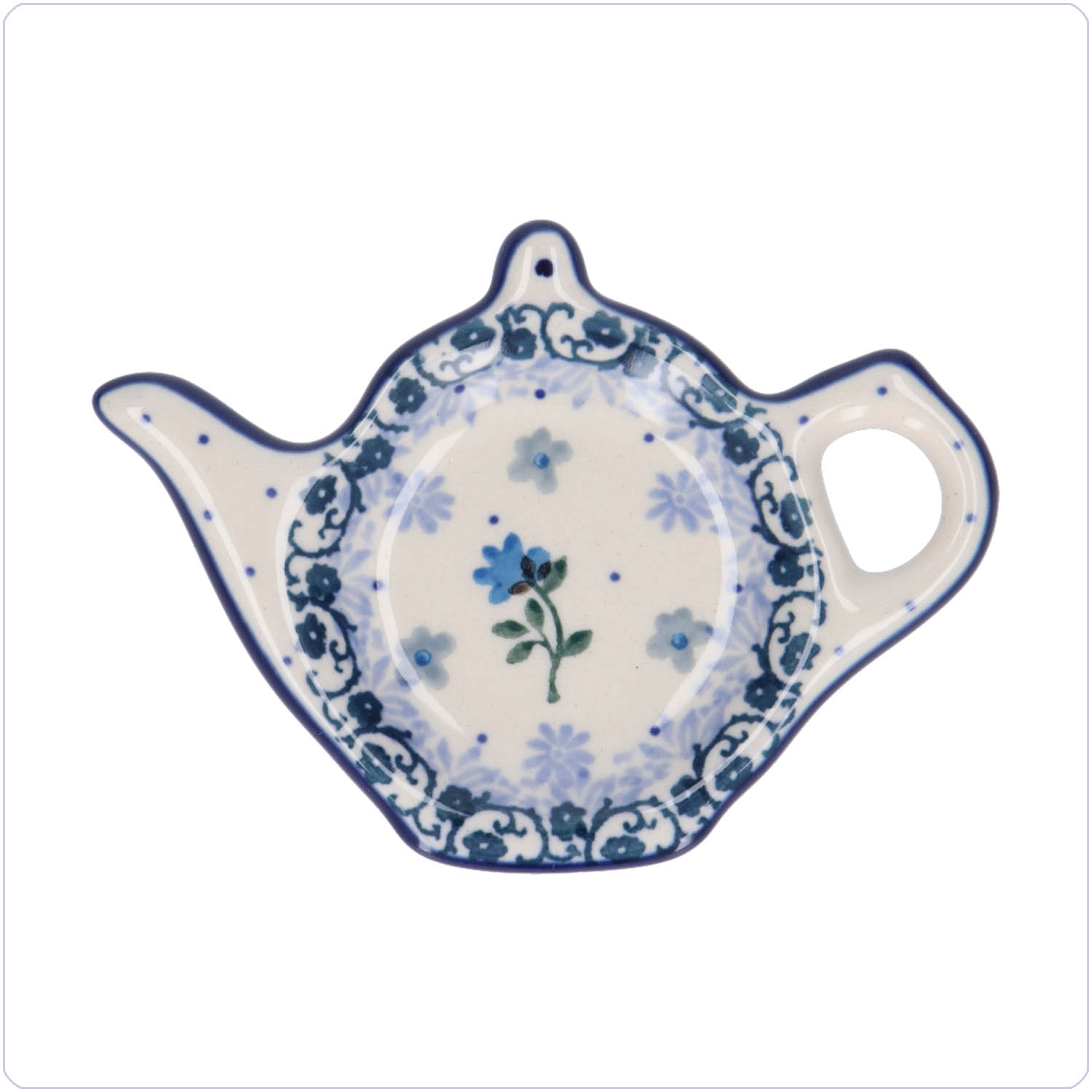 Bunzlau Theepot theetipje (1766) - Wild Daisy (3502)