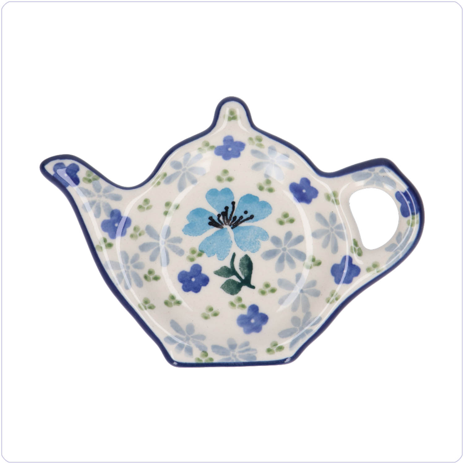 Bunzlau Theepot theetipje (1766) - Hidden Garden (3504)