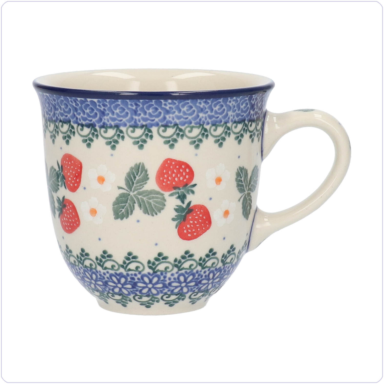 Bunzlau Tulp Beker 330ml (1824) - Strawberry. (3494)