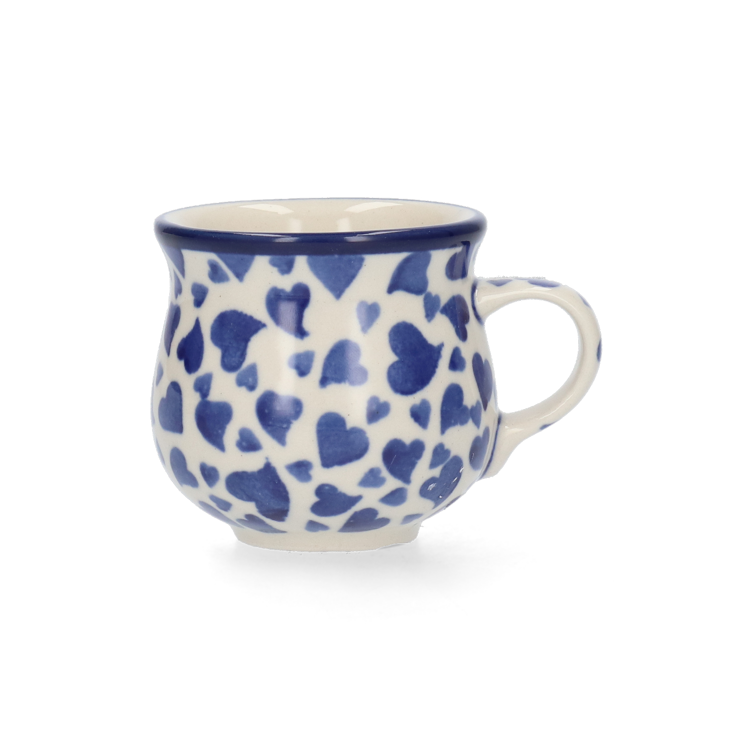 Bunzlau Bolle espresso mok 90ml (1829) - Dancing Hearts (3411)