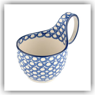 Bunzlau Waterscoop/Soepkom 400ml (1845) - Pearls (2403)