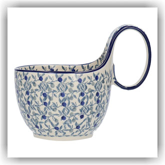 Bunzlau Waterscoop/Soepkom 400ml (1845) - Blue Olive (2506)