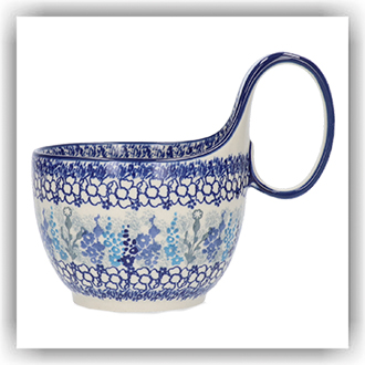 Bunzlau Waterscoop/Soepkom (1845) - Delphinium (3315)