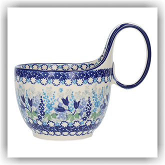 Bunzlau Waterscoop/Soepkom (1845) - Blue Garden (3316)