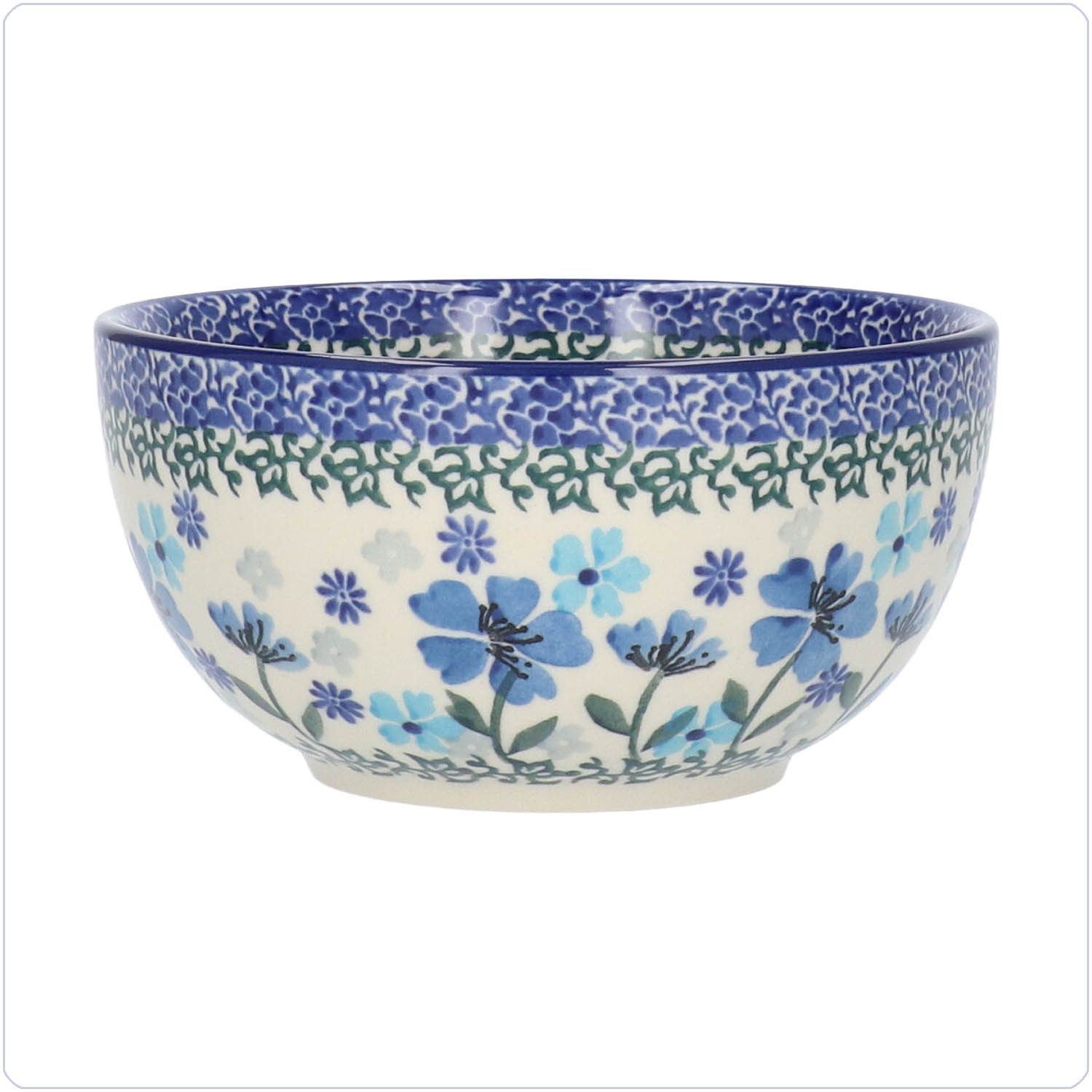Bunzlau Rijstkom 600ml Ø14 (1986) - Blossom Blue (3507)