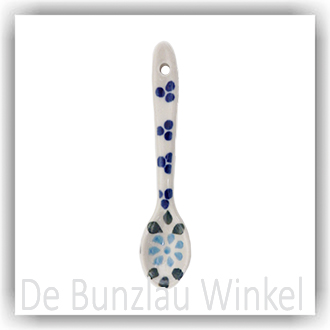 Bunzlau Espresso / mosterd lepeltje (2093) - Bunch of flowers (801)