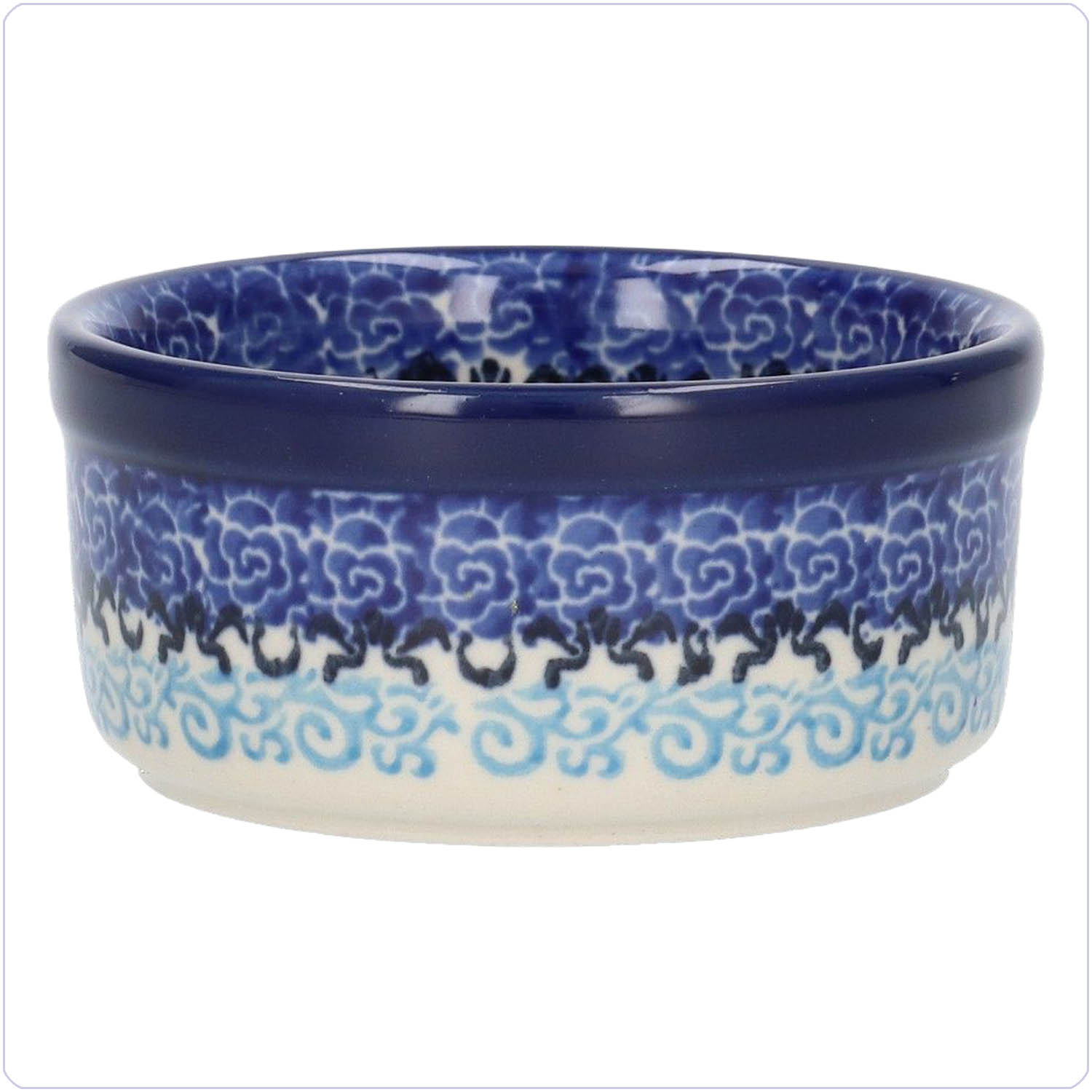 Bunzlau Ramekin bakje 100ml Ø8,5 (2095) - Flower Valley (3508)