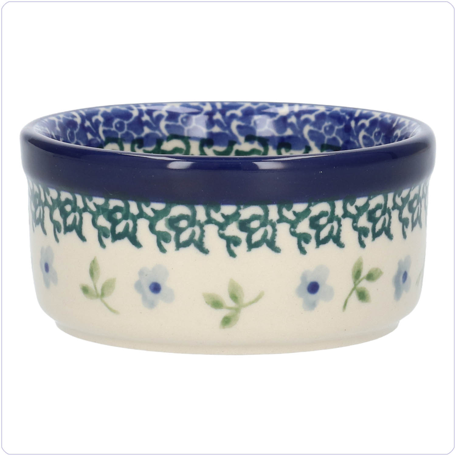 Bunzlau Ramekin bakje 100ml Ø8,5 (2095) - Blossom Field (3509)