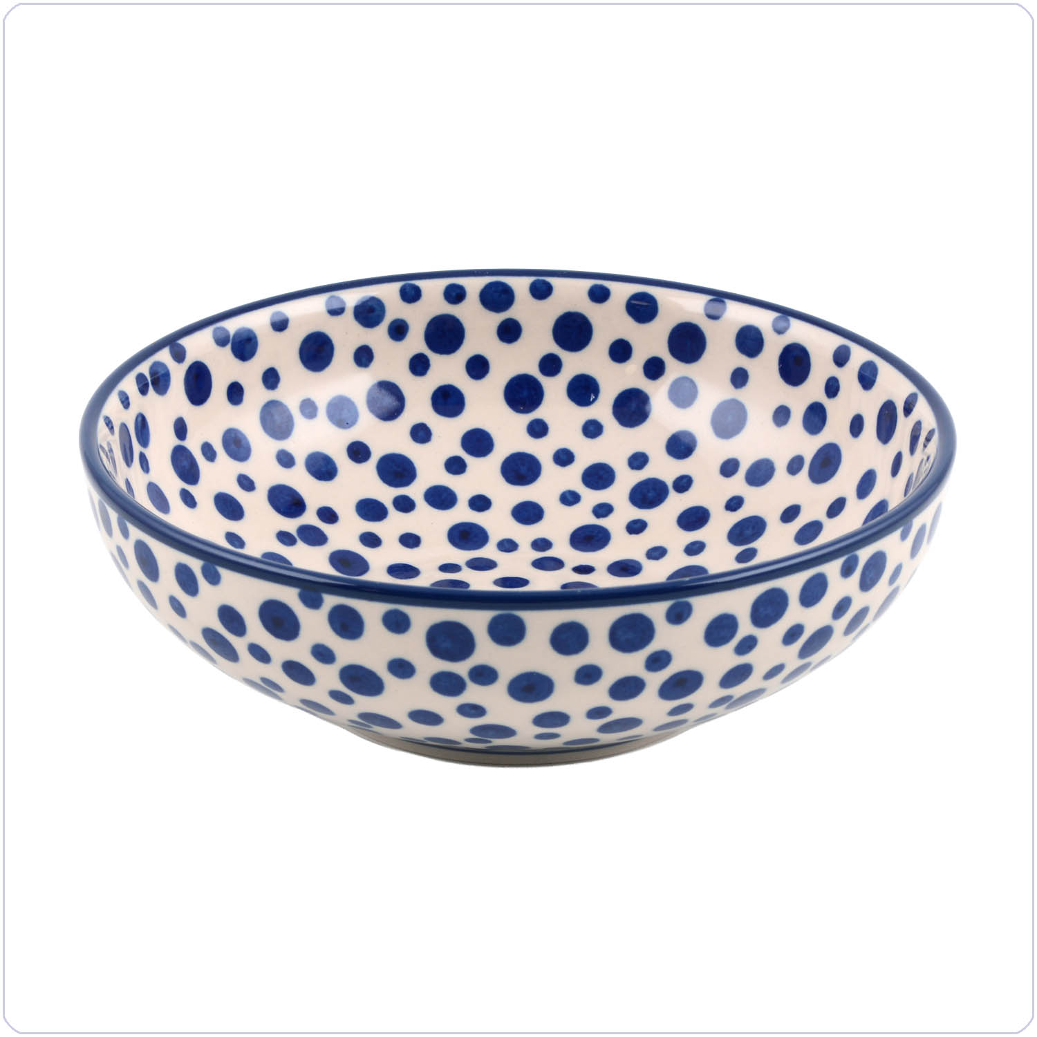 Bunzlau Serveerschaal 610ml Ø17 (2190) - Crazy Dots (1813)