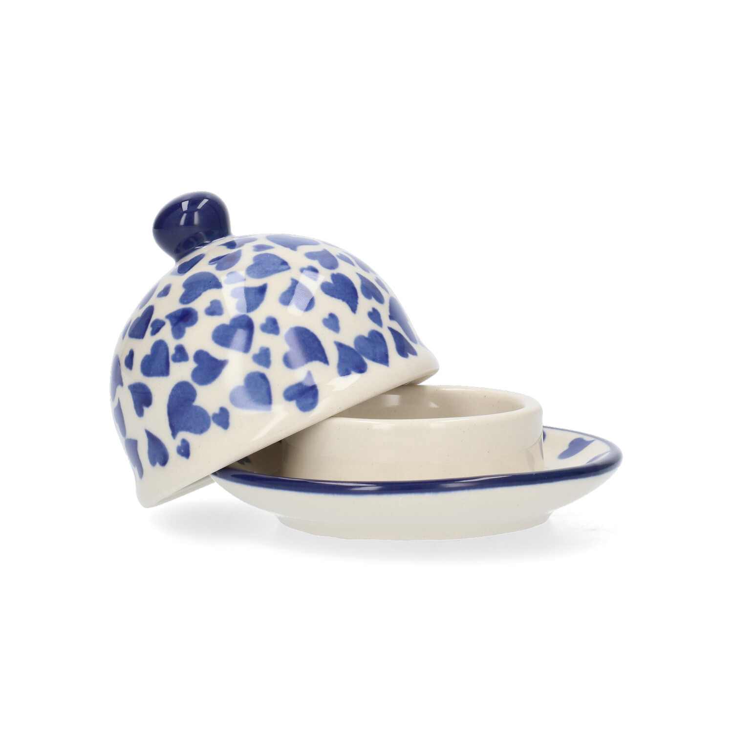 Bunzlau Botervlootje mini Ø9,5cm (2204) - Dancing Hearts (3411)