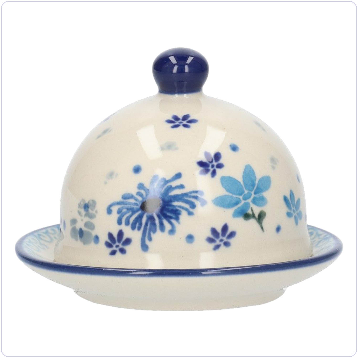 Bunzlau Botervlootje mini Ø9,5cm (2204) - Flower Valley (3508)