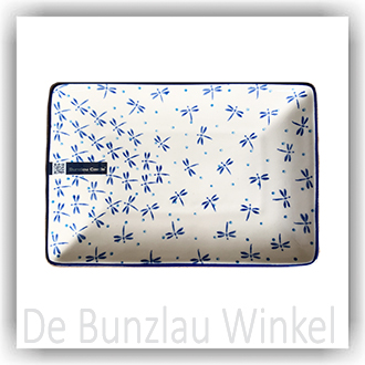 Bunzlau Plat presenteerbord - M (2221) - Damselfly (2332)