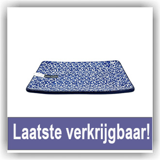 Bunzlau Plat presenteerbord - S (2227) - Indigo (2396)