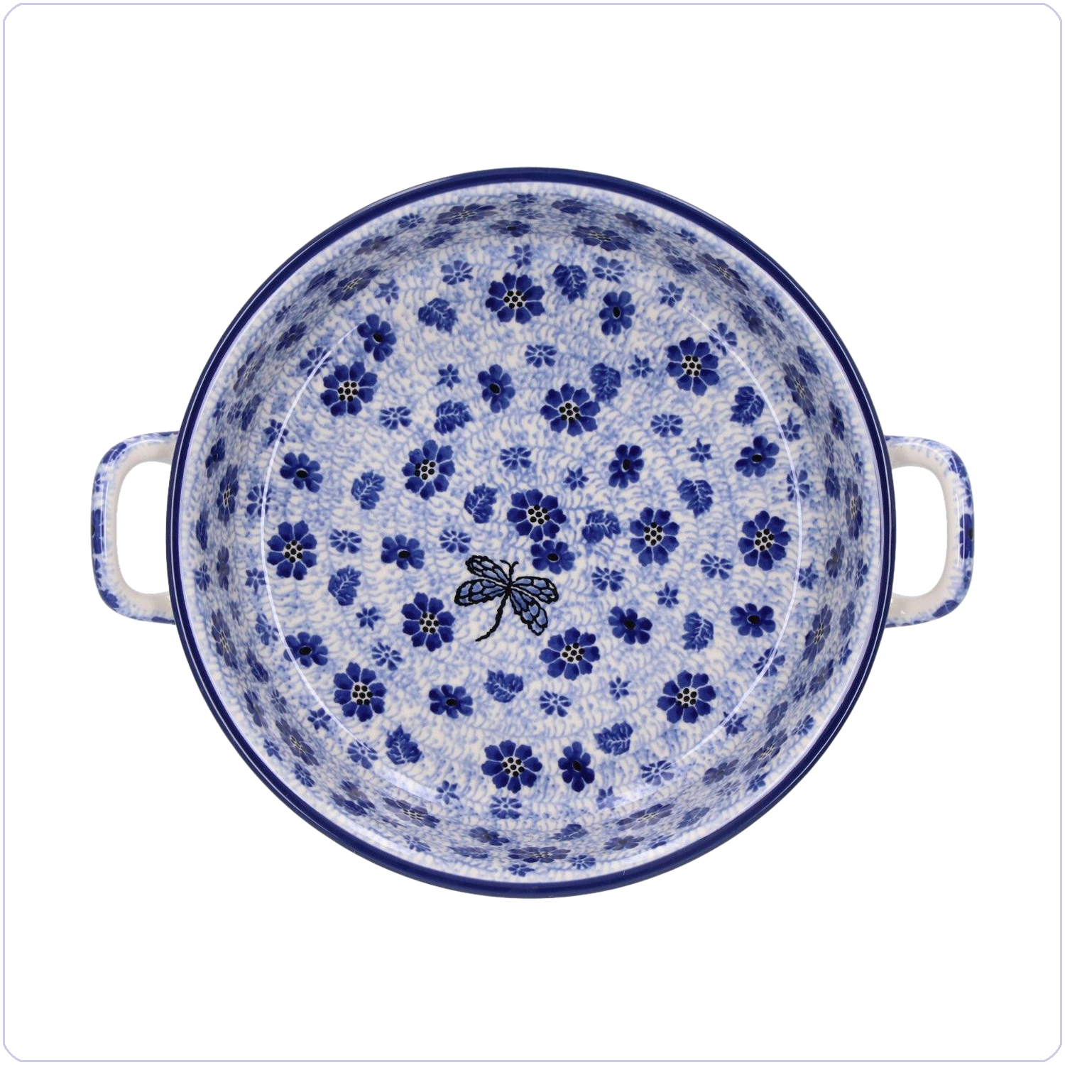 Bunzlau Ronde ovenschaal Ø23cm (2239) - Dragonfly (1443)