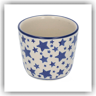 Bunzlau Tumbler S - 190ml (2289) - White Stars (359A)