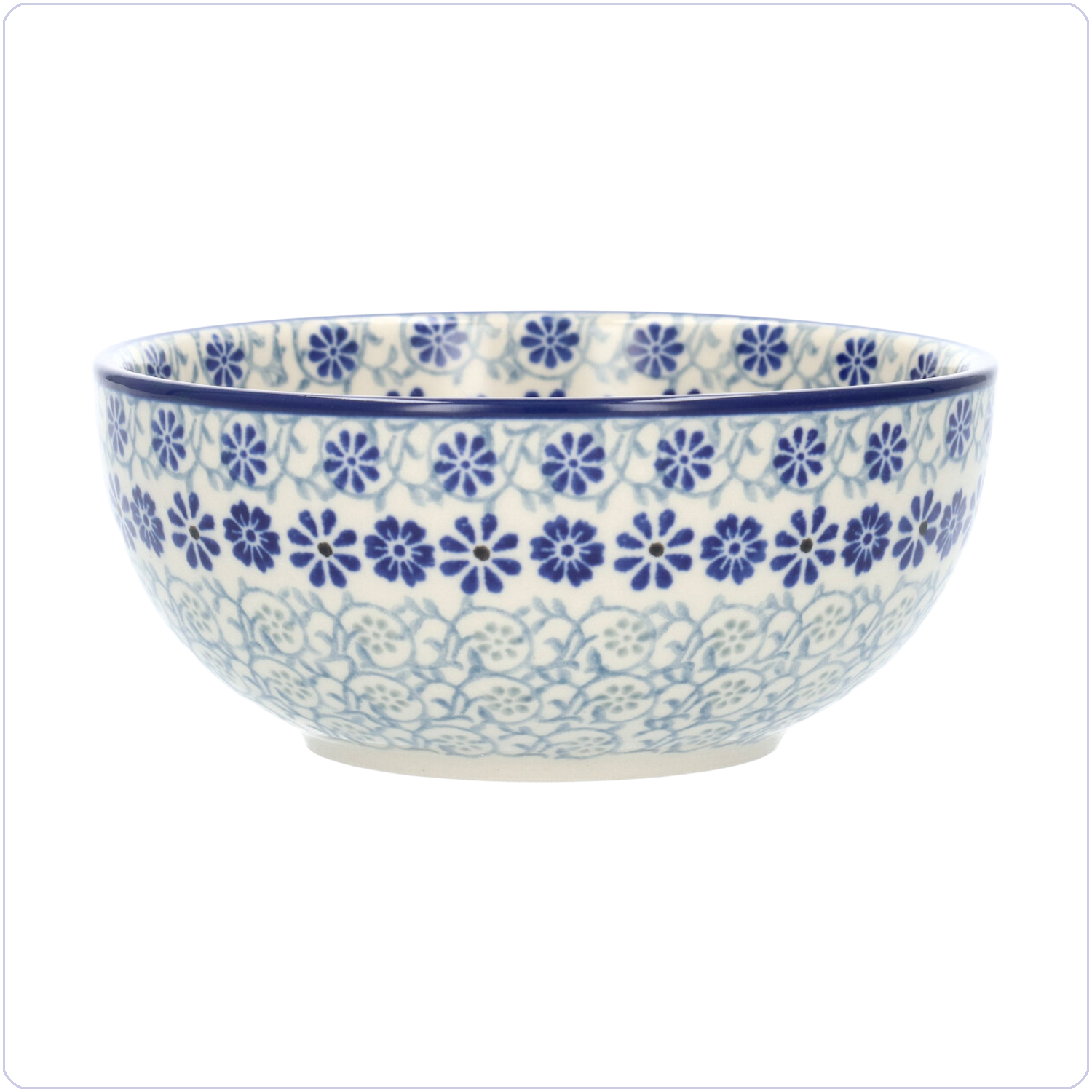 Bunzlau Rijstkom 500 ml Ø14 (2294) - Blue Fountain (2614)