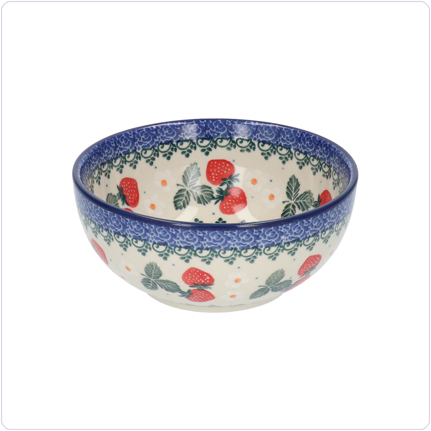 Bunzlau Rijstkom 500 ml Ø14 (2294) - Strawberry. (3494)