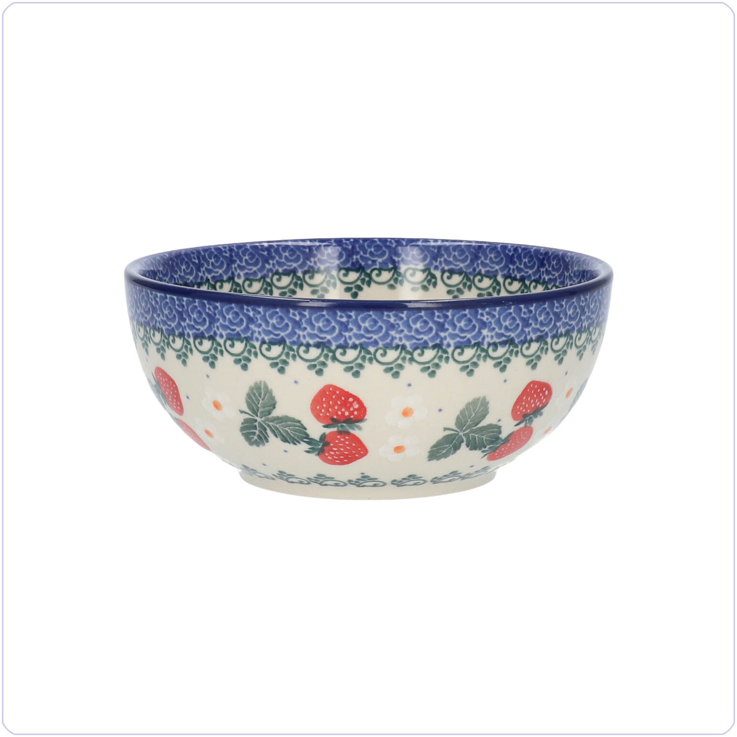 Bunzlau Rijstkom 500 ml Ø14 (2294) - Strawberry. (3494)