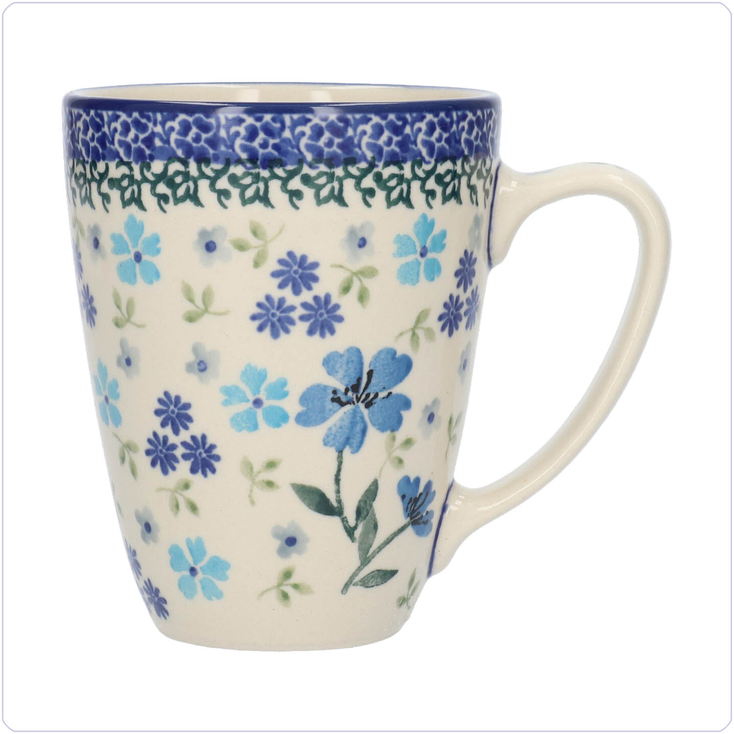 Bunzlau Mok met oor 300ml (2305) - Blossom Field (3509)