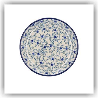 Bunzlau Cakebordje Ø12cm (2321) - Blue Olive (2506)