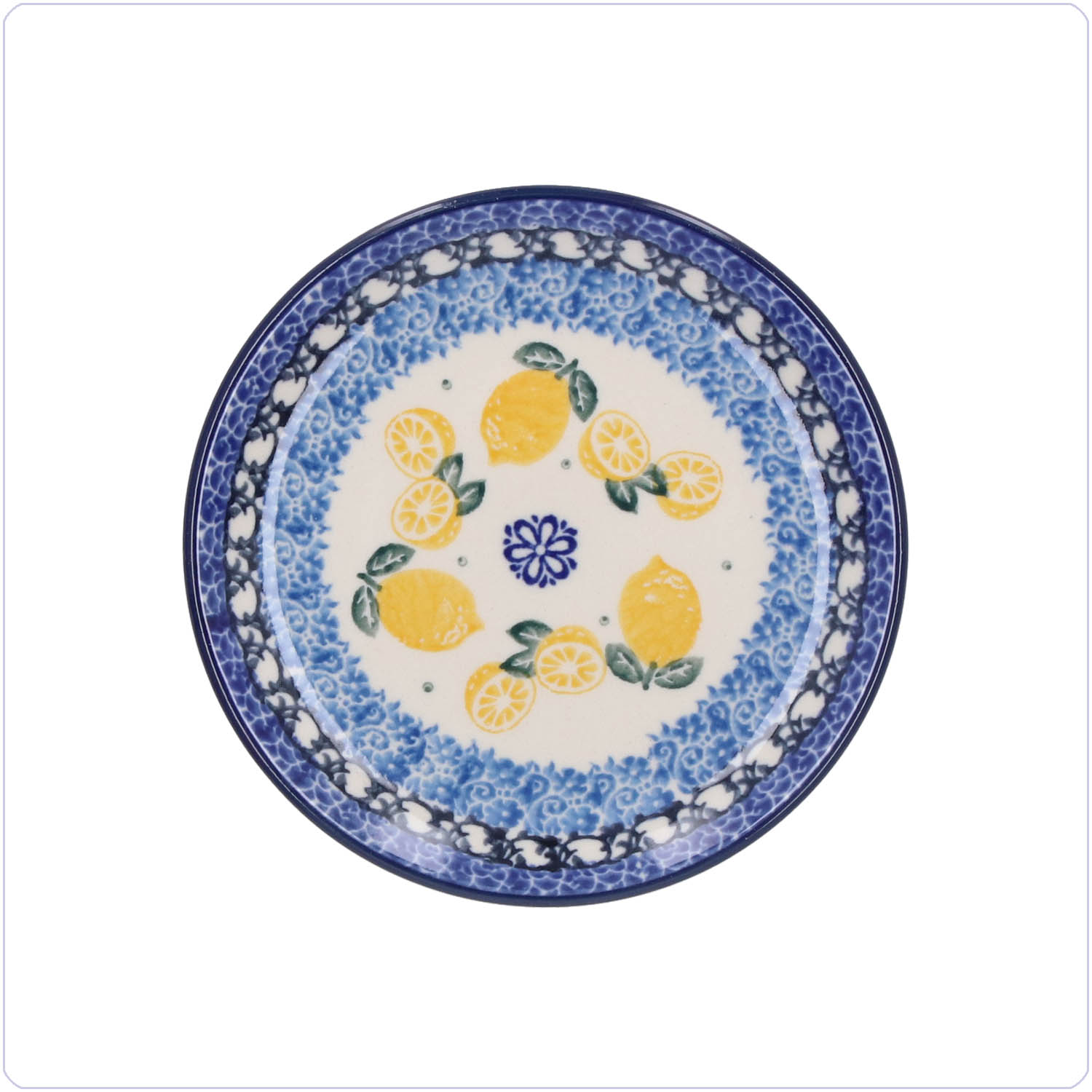 Bunzlau Cakebordje Ø12cm (2321) - Lemons (3495)
