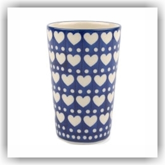 Bunzlau Beker strak L - 330ml (2349) - Blue Valentine (375E)