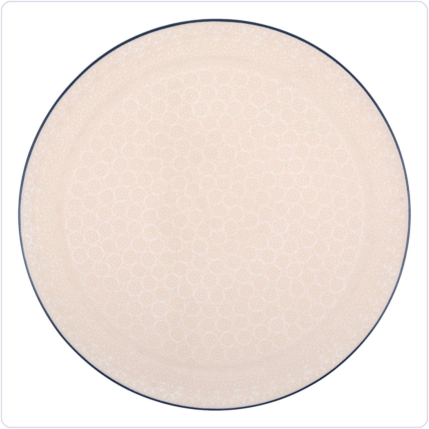 Bunzlau Groot pizzabord Ø33cm (2353) - White Lace (2324)