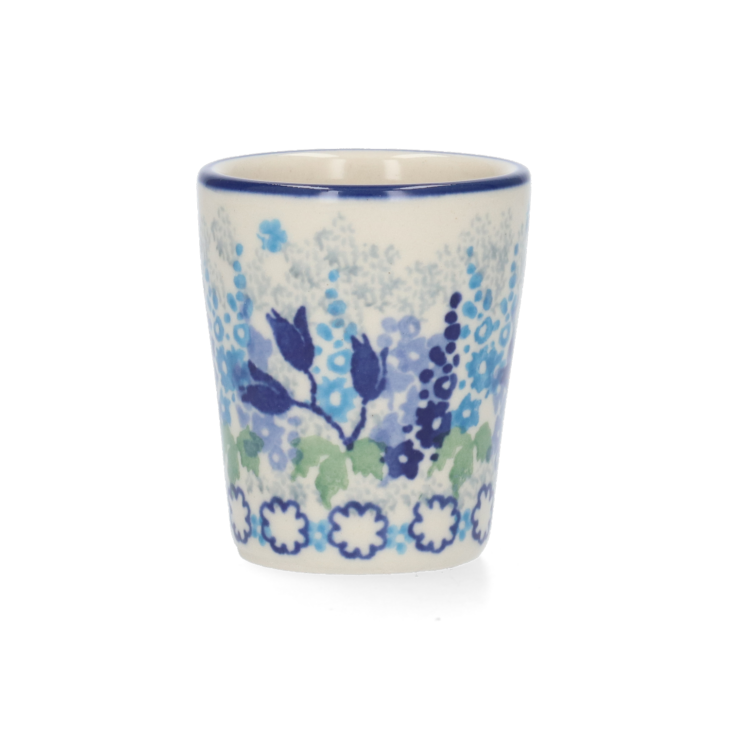 Bunzlau Strakke eierdop (2354) - Blue Garden (3316)