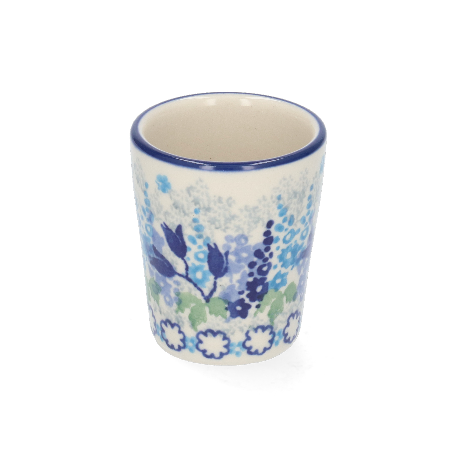 Bunzlau Strakke eierdop (2354) - Blue Garden (3316)
