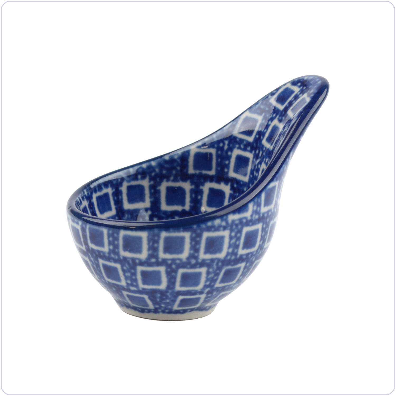 Bunzlau Maatbekertje/eierdop (2375) - Blue Diamond (2253)