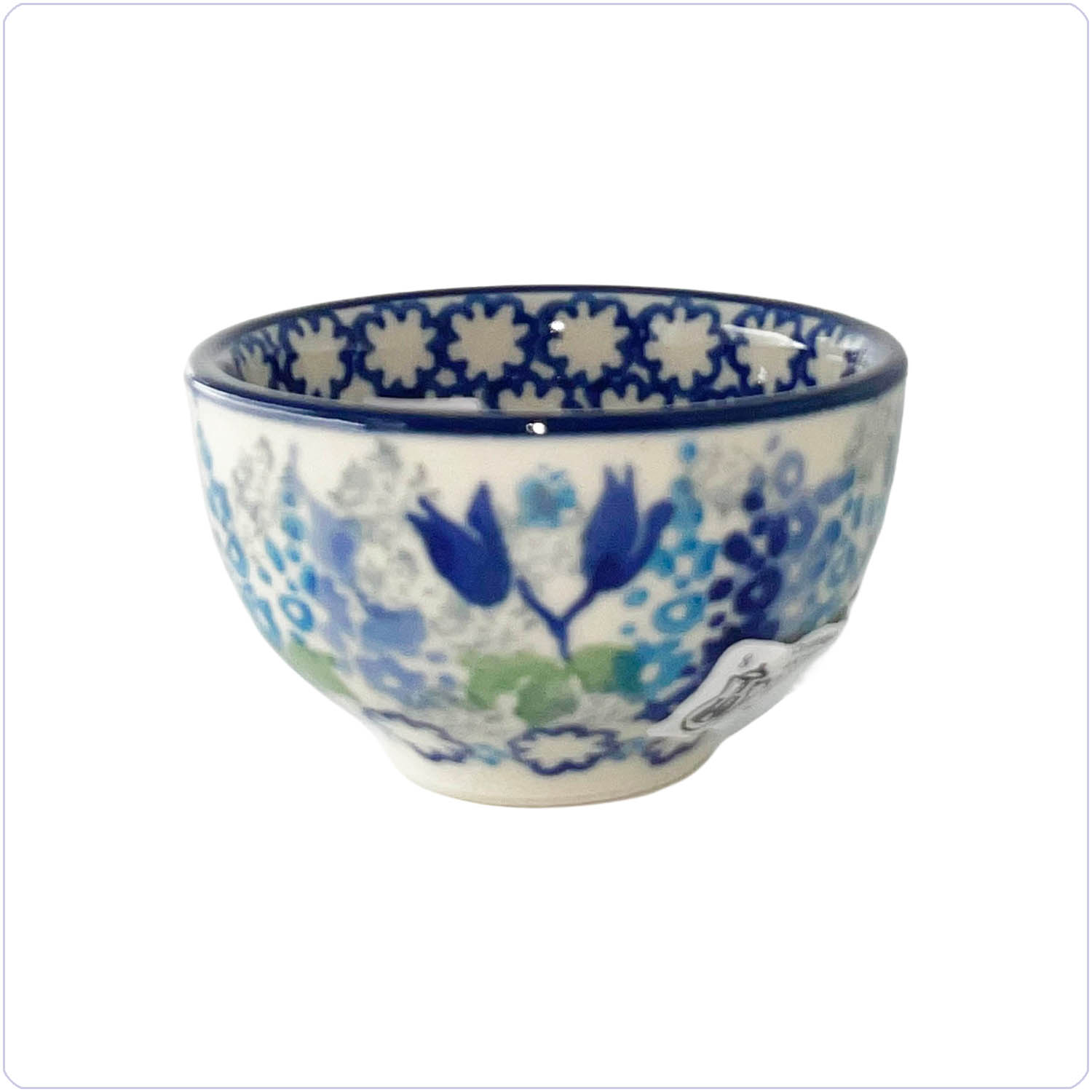 Bunzlau Mini bakje 50ml Ø6cm (2376) - Blue Garden (3316)