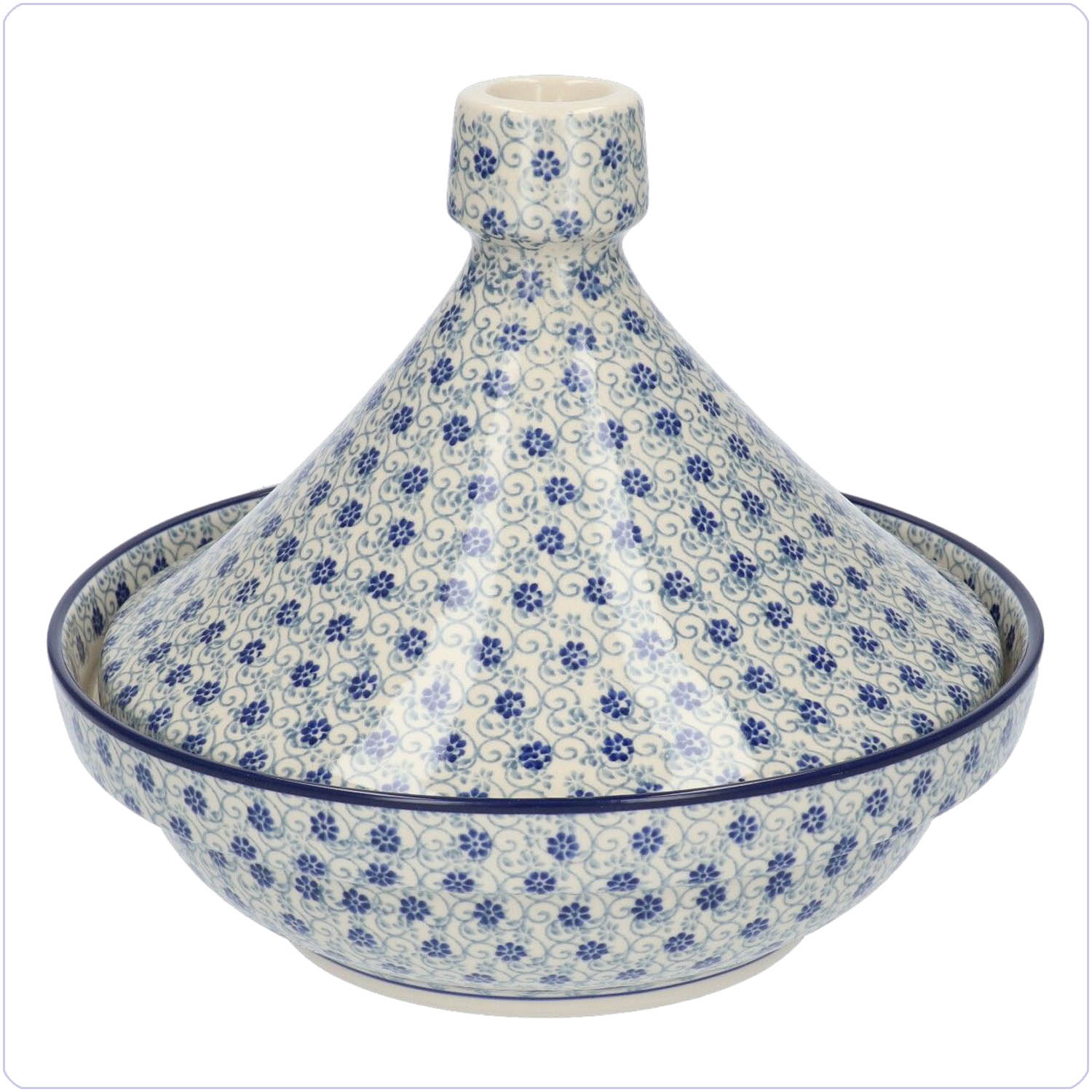 Bunzlau Tajine (2394) - Flower Fountain (2068)
