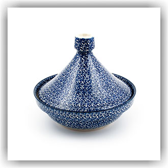 Bunzlau Tajine (2394) - Indigo (2396)