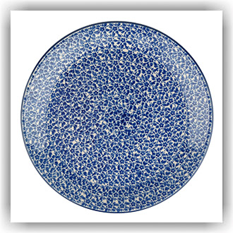 Bunzlau Plat dinerbord Ø25,5cm (2463) - Indigo (2396)