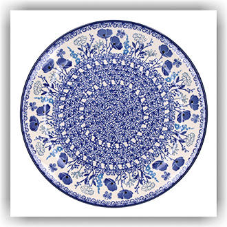 Bunzlau Plat dinerbord Ø25,5cm (2463) - Garden of Joy (2902)