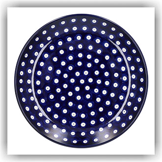 Bunzlau Plat dinerbord Ø25,5cm (2463) - Blue Eyes (71)