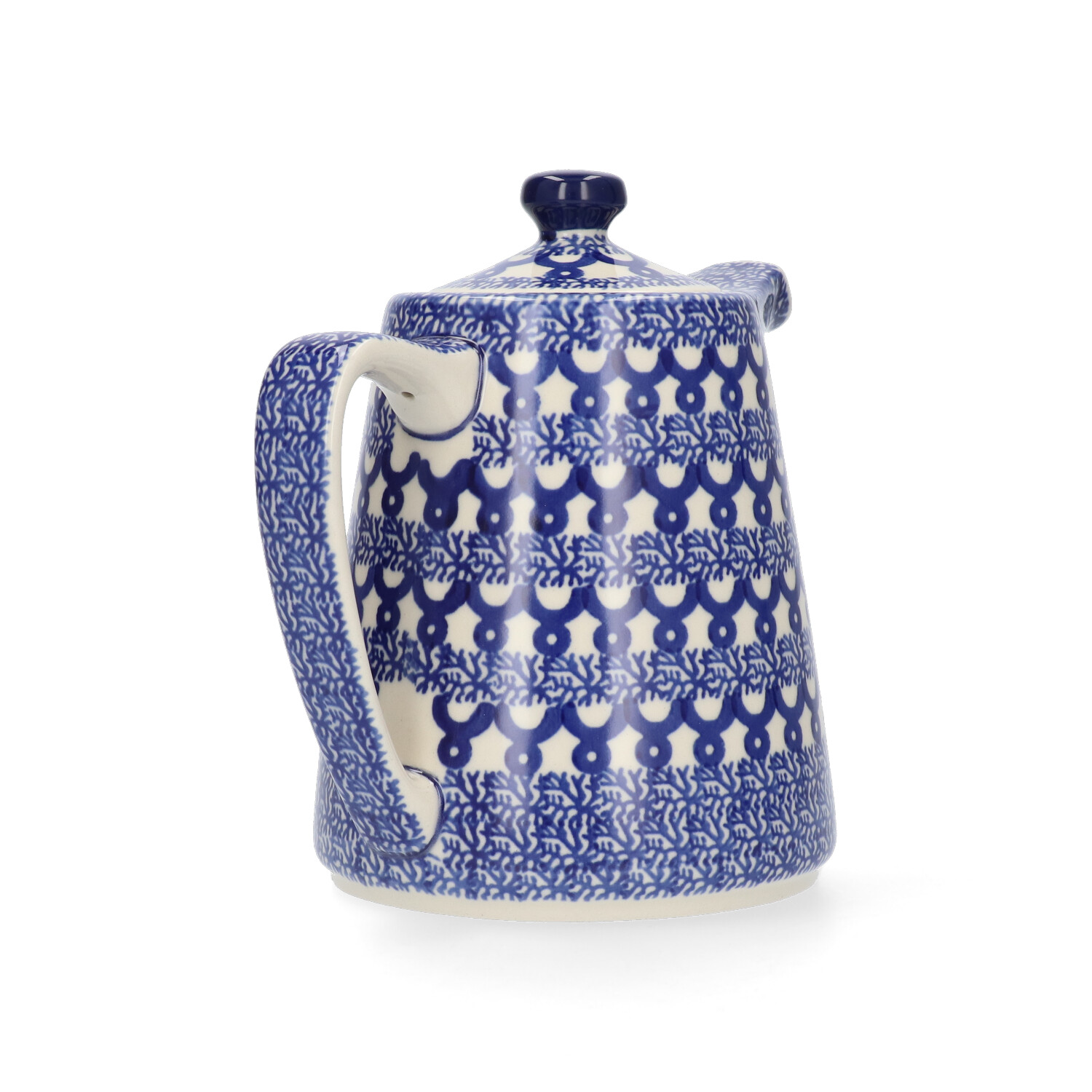 Bunzlau Koffie/Theekan strak 1ltr (2471) - Blue Harbour (3306)
