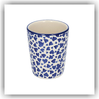 Bunzlau Tumbler M - 200 ml (2483) - Dancing Hearts (3411)