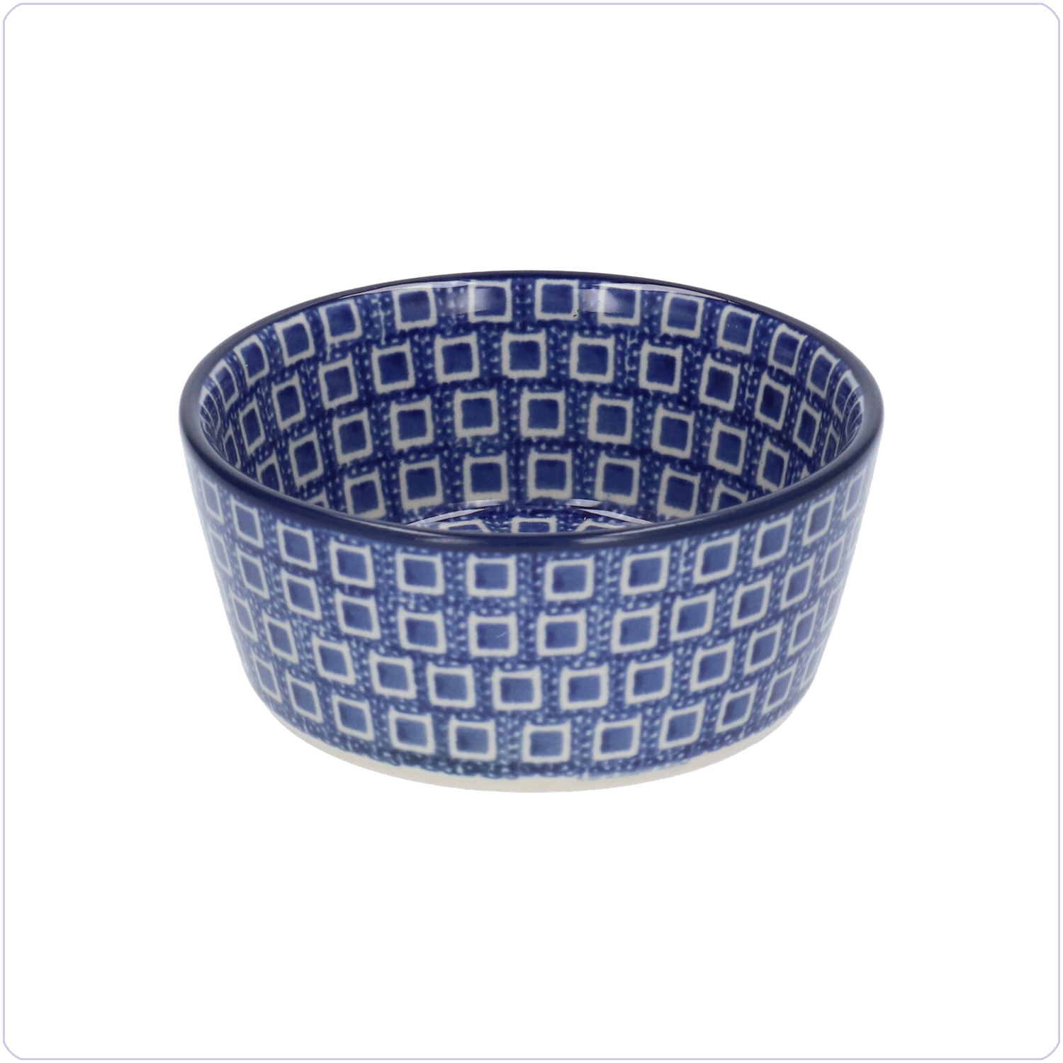 Bunzlau Strak schaaltje 180ml Ø10 (2484) - Blue Diamond (2253)